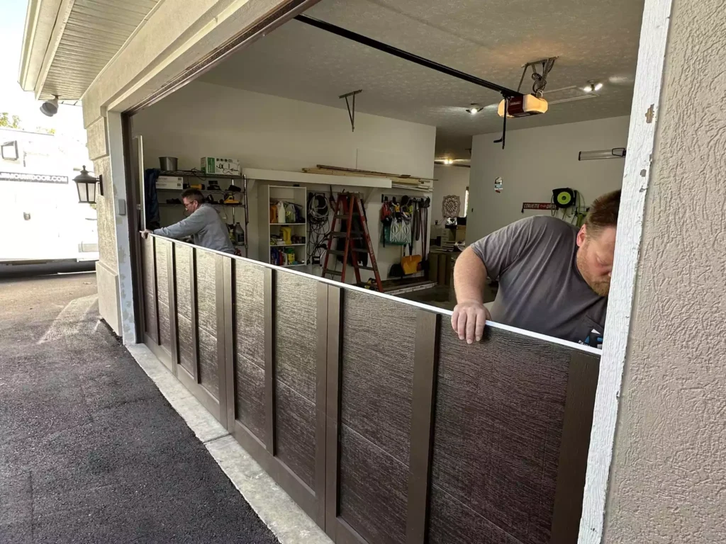 garage door installation process