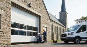 Commercial overhead door repair for churches