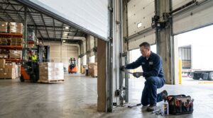 Commercial overhead door repair for distribution centers